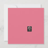 Invitation Accents éléphantsDouche bébé (Dos)