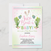 Invitation Accès de taco d'invitation de baby shower de (Devant)