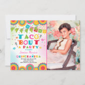 Invitation Accès de taco d'invitation de Quinceanera de (Devant)