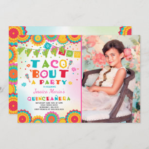 Invitation Accès de taco d'invitation de Quinceanera de