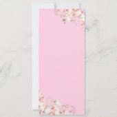 Invitation Accès VIP Pink Mis Quinceanera  (Dos)