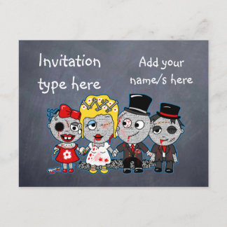 Invitation Accessoires de mariée et de marié de mariage de zo