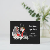 Invitation Accessoires de mariés pour mariage de zombies pers (Debout devant)