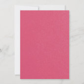 Invitation Acclamations grunge rose (Dos)