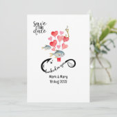 Invitation Accompagné sur vous les amateurs de pêche Mariage (Debout devant)