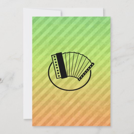 Invitation Accordéon (Dos)