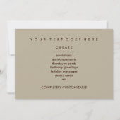 Invitation accordéon (Dos)