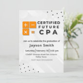 Invitation Accounting Graduation (Debout devant)