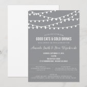 Invitation accrochante de douche de couples de (Devant / Derrière)