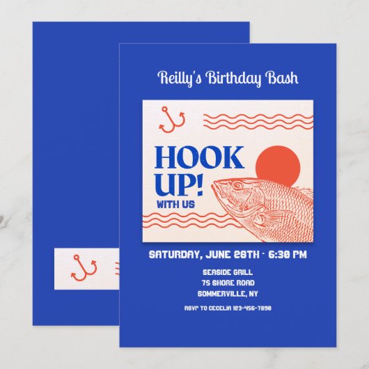 Invitation Accrochez-Vous (Devant / Derrière)