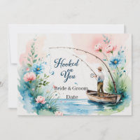 Accrochez-vous pour la pêche Mariage enregistrer l