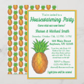 Invitation Accueil Ananas Open House House House House House (Devant / Derrière)