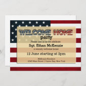 Invitation Accueil Bienvenue (Devant / Derrière)