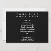 Invitation accueil bleu damas (Dos)