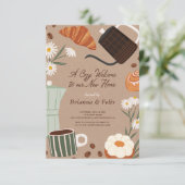 Invitation accueil chaleureux folling Green House Party (Debout devant)