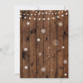 Invitation Accueil Chauffage de maison Sweet Accueil Noël Inv (Dos)