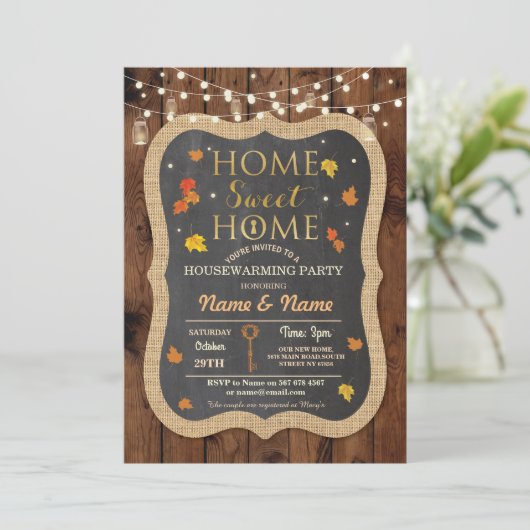 Invitation Accueil Chauffage ménager Chauffage Automne Jarres (Debout devant)