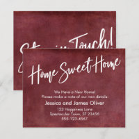 Accueil Doux Maison Grunge Rouge Foncé Annonce