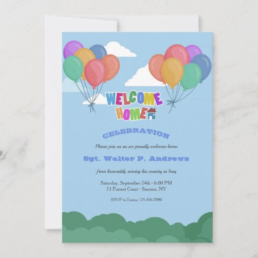 Invitation Accueil du foyer (Devant)