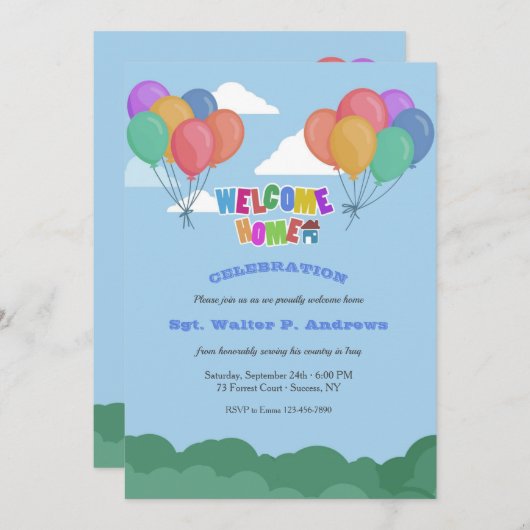 Invitation Accueil du foyer (Devant / Derrière)