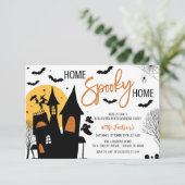 Invitation Accueil Éffrayant Accueil Halloween Fête du réchau (Debout devant)