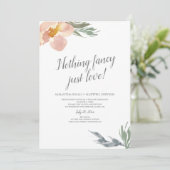 Invitation Accueil Hébergement Rien De Fancy Just Love (Debout devant)