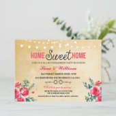 Invitation Accueil Maison sucrée Réchauffement ménager Nouvel (Debout devant)