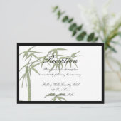 Invitation Accueil Mariage Beauté Bambou (Debout devant)