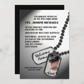 Invitation Accueil / Militaire (Devant / Derrière)