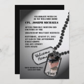 Invitation Accueil / Militaire (Devant / Derrière)