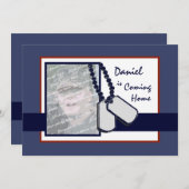 Invitation Accueil militaire (Devant / Derrière)