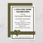 Invitation Accueil Militaire (Devant / Derrière)