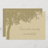 Invitation Accueil Personnalisé Soirée Accueil Mariage Invita (Devant / Derrière)