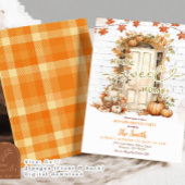 Invitation Accueil Sweet Home Feuilles d'automne Feuilles de 