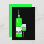 Invitation accueil vin (Devant / Derrière)