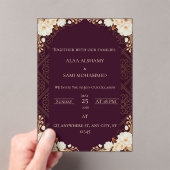 invitation acryl uitnodigingen (Insitu (Draagbaar))