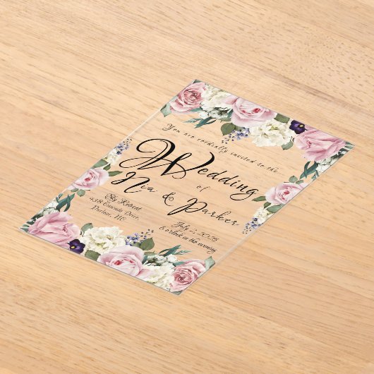 Invitation Acrylique (Poser)