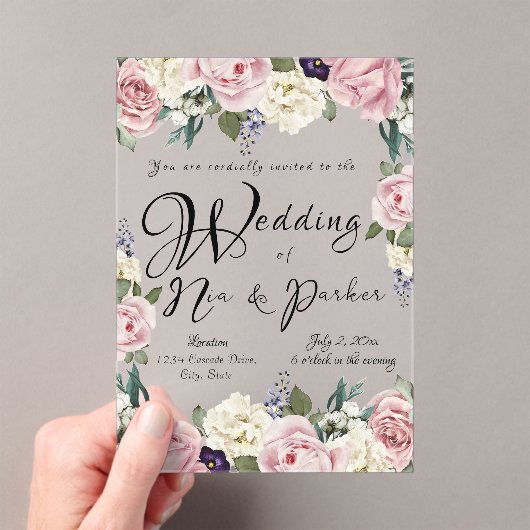 Invitation Acrylique (In situ (ordinateur de poche))