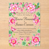 Invitation Acrylique (Recto)