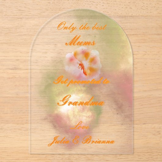 Invitation acrylique (Recto)