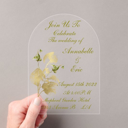 Invitation acrylique (In situ (ordinateur de poche))