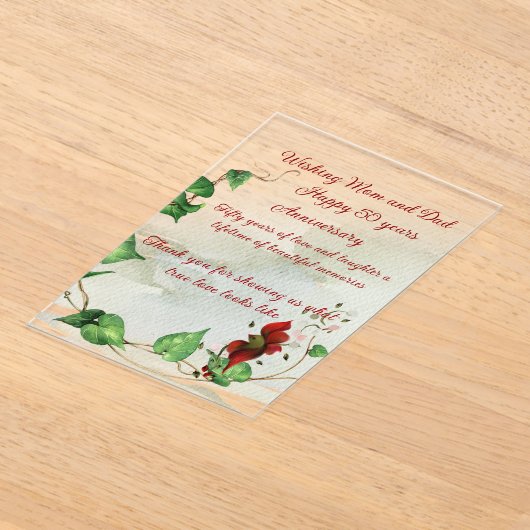 Invitation acrylique (Poser)