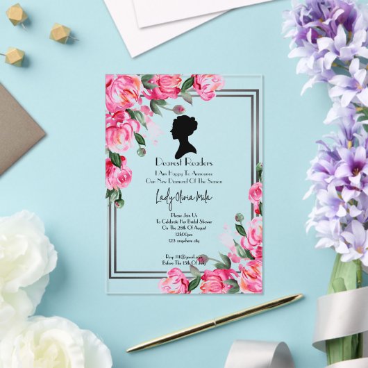 Invitation Acrylique (Insitu (Mariage))