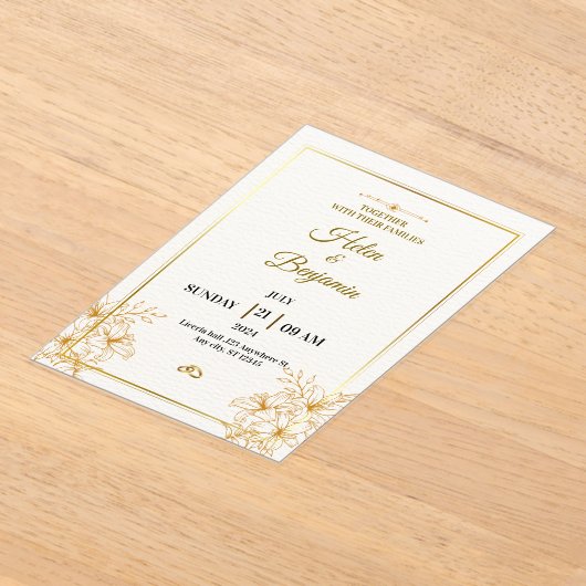 Invitation Acrylique (Poser)