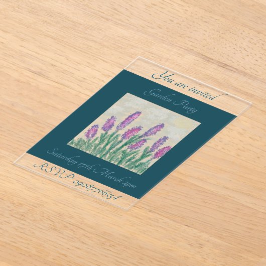 Invitation Acrylique (Poser)