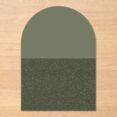 Invitation Acrylique À Arche De Mousse Fractionnée (Recto)