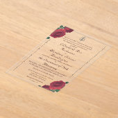 Invitation Acrylique Catholique Rose (Poser)