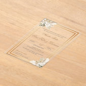 Invitation Acrylique Mariage Boho Espagnol (Poser)