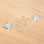 Invitation Acrylique Mariage Boho Espagnol (Poser)