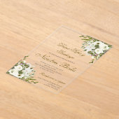 Invitation Acrylique Mariage Boho Espagnol (Poser)